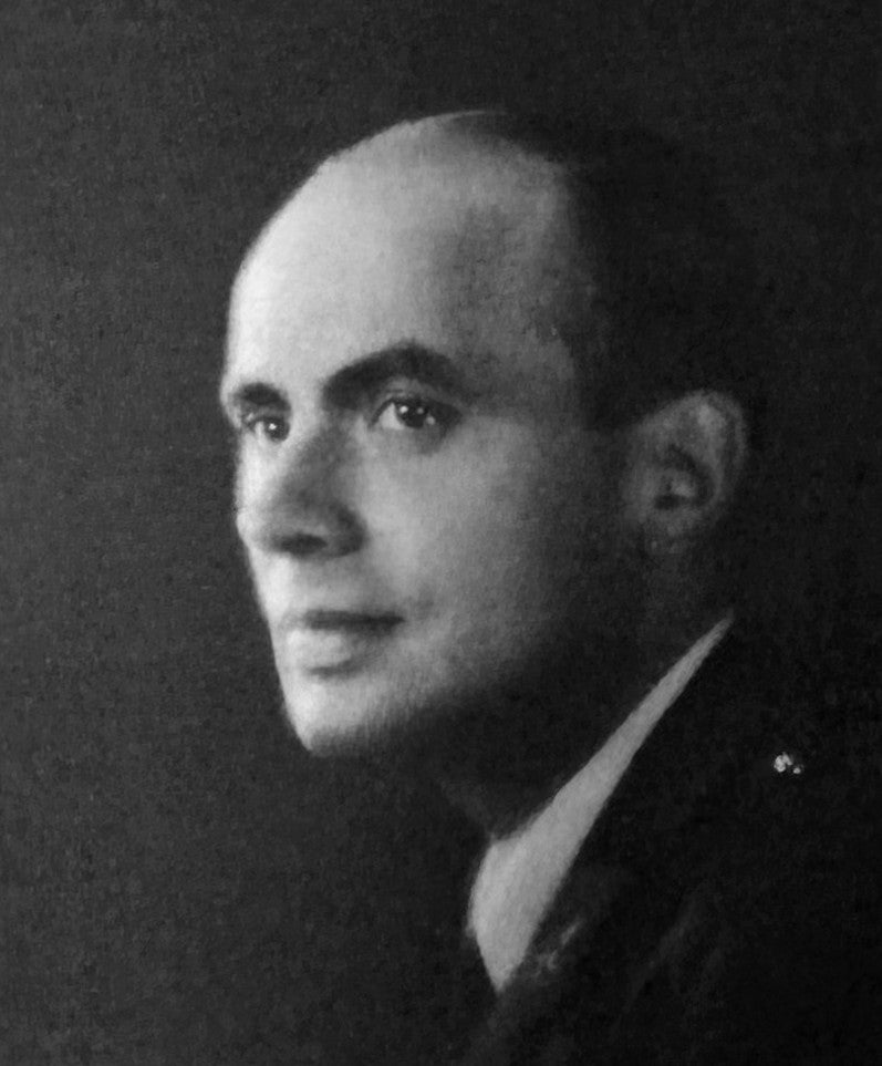 Jean Ribéreau-Gayon, Önologe und langjähriger Eigentümer der Domaine aux Conseillans – Schwarz-Weiß-Porträt