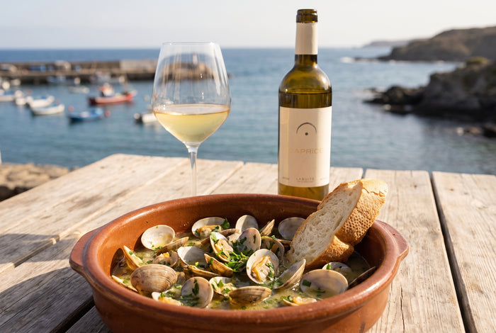 Almejas a la marinera – palourdes au vin blanc, ail & persil