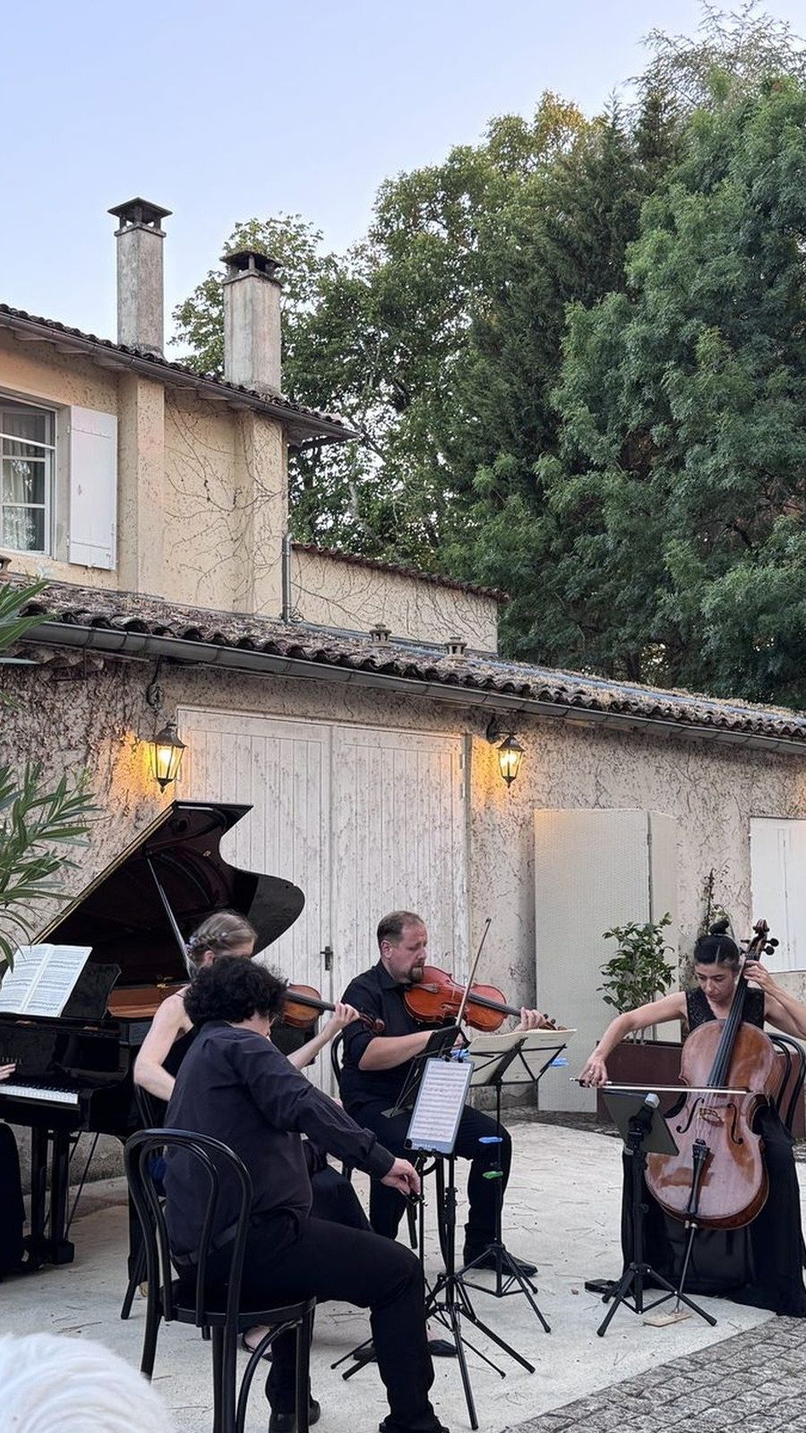 Concert du soir au Domaine