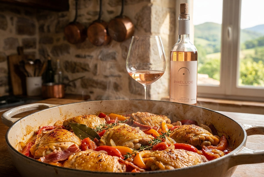 Poulet basquaise – peppers & Piment d'Espelette