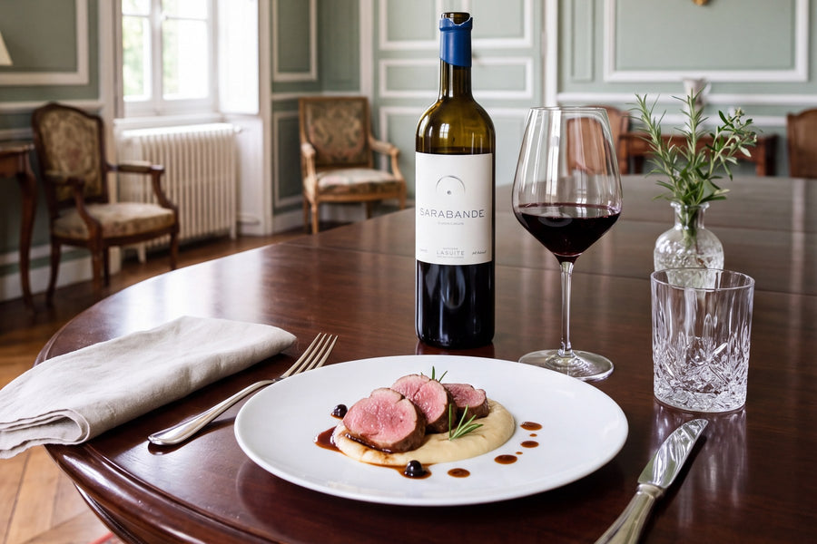 Pan-fried venison loin – juniper jus & celeriac purée