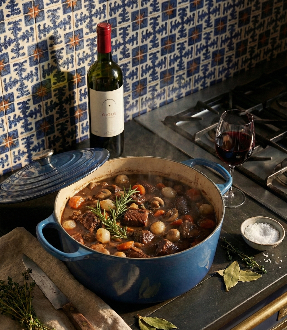 Bœuf Bordelais – slow braised with gigue