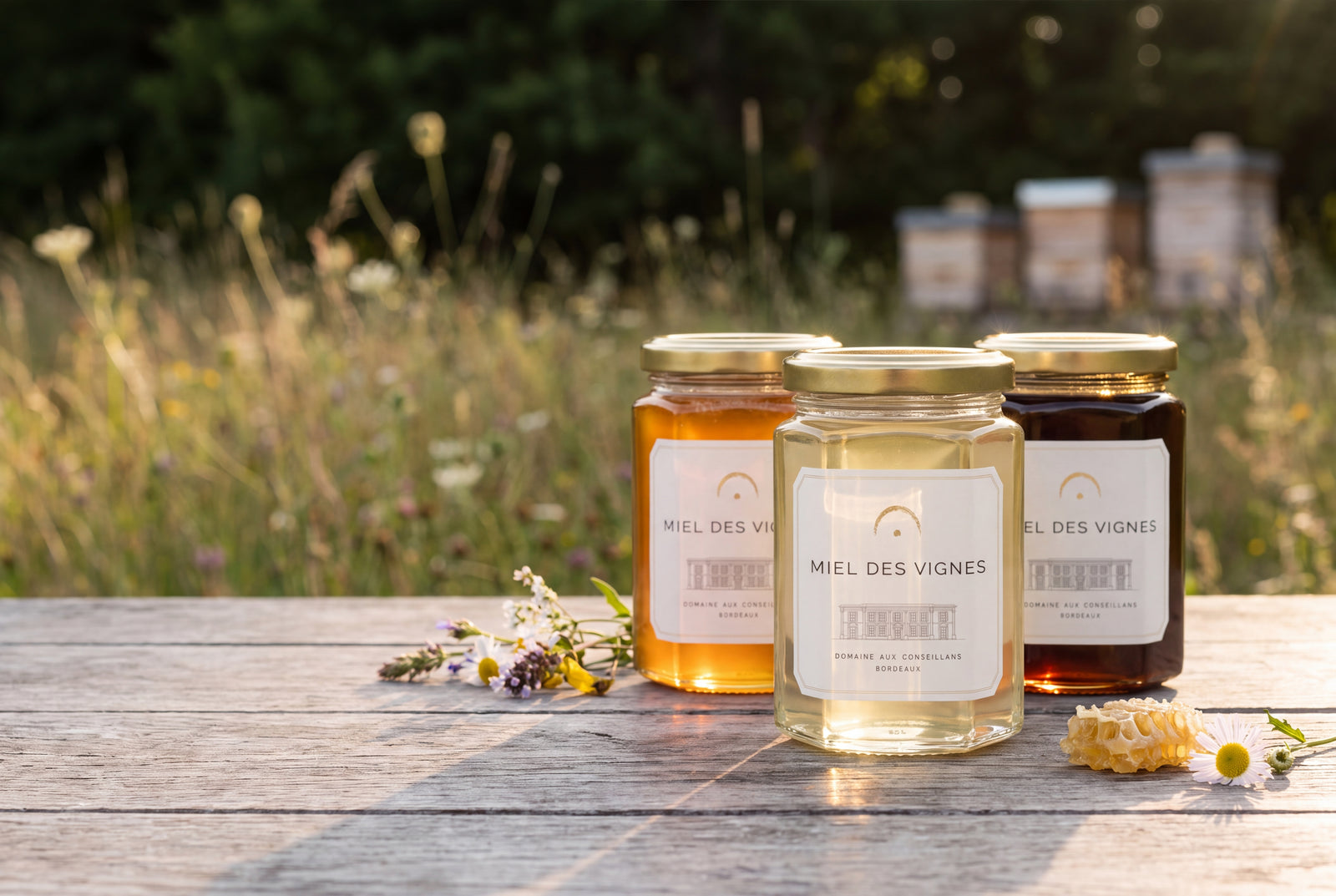 Three harvests a year, three different honeys.
