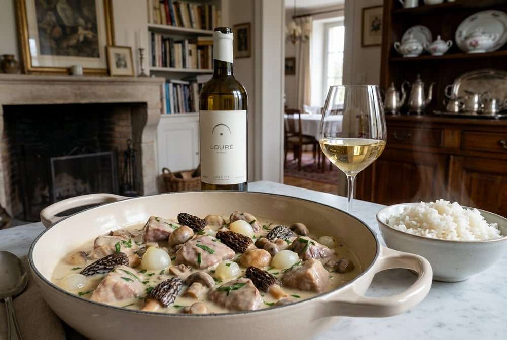 Blanquette de veau au Louré – Kalbsragout mit Morcheln & Estragon
