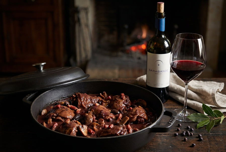 Civet de lièvre, jugged hare in red wine