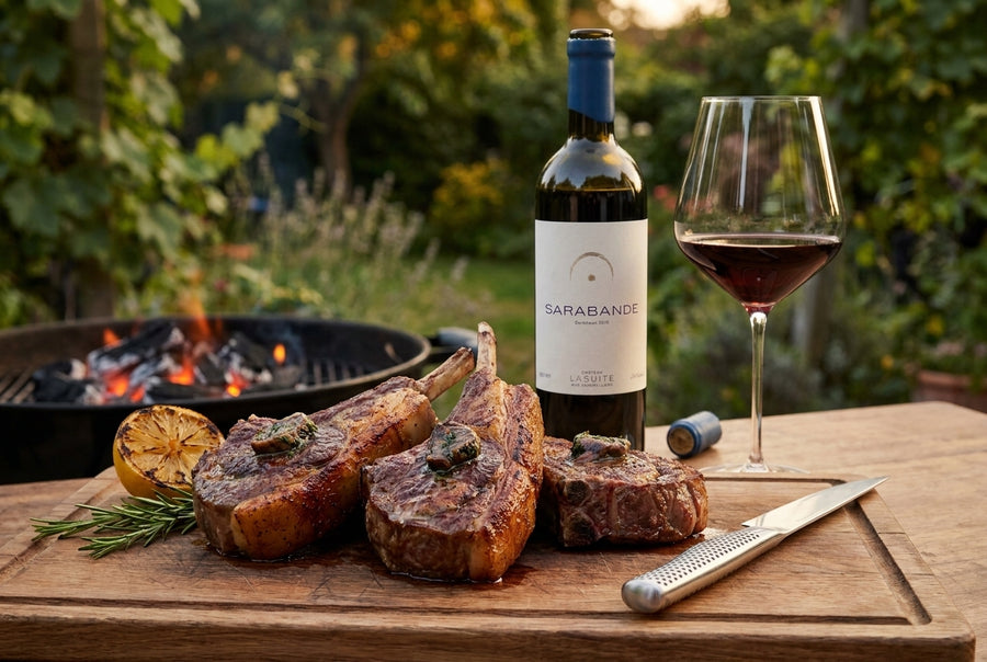 Grilled Lamb Chops – Anchovy-Rosemary Butter & Grilled Lemon
