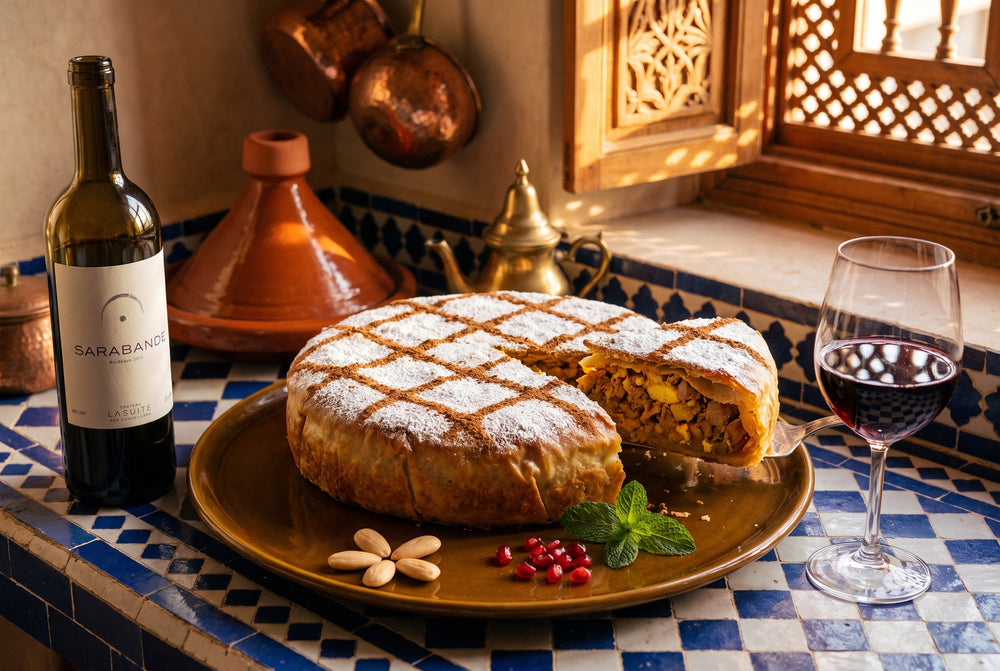 Pastilla de pigeon — Moroccan pigeon pie with almonds, cinnamon & filo