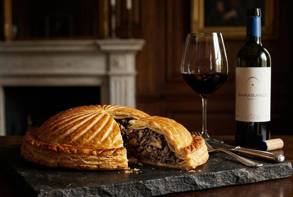 Pithiviers de champignons – mushroom puff-pastry pie