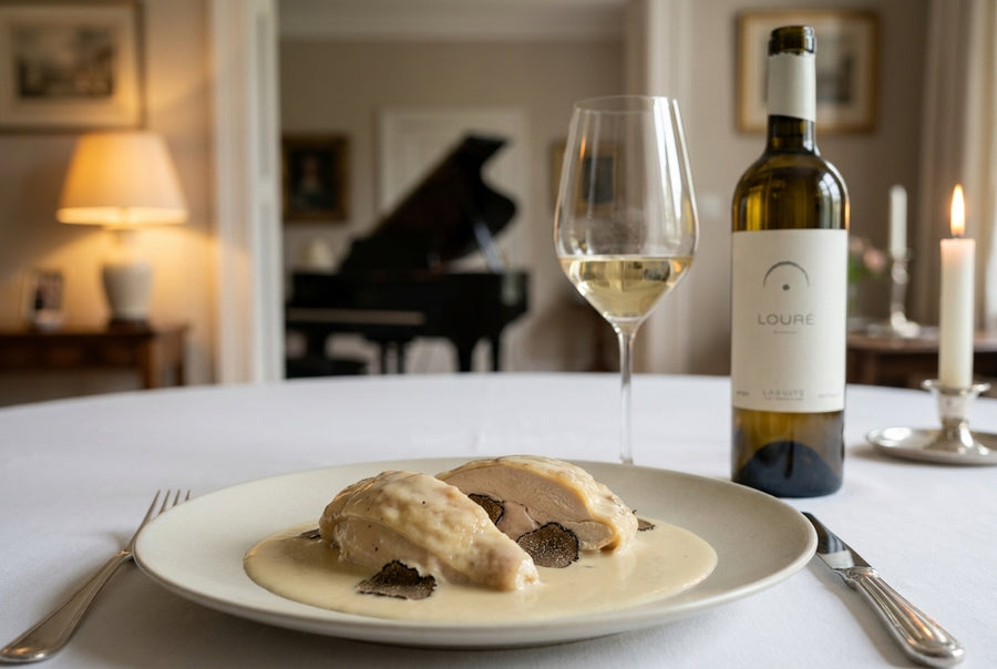 Poularde demi-deuil – truffle under the skin