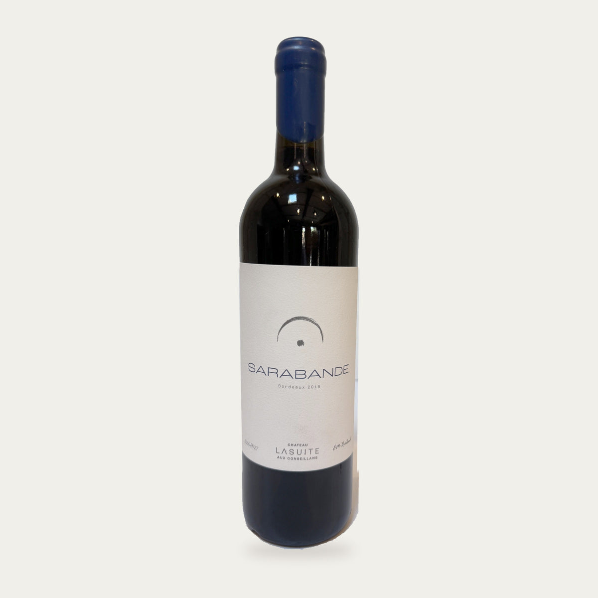 Sarabande 2016, Bordeaux red wine – bottle, cut-out