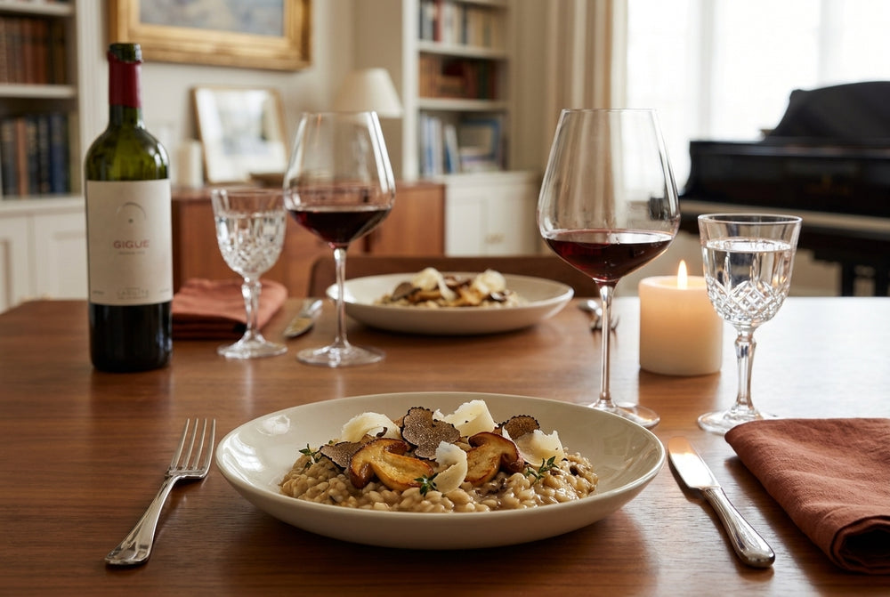 Porcini risotto – with truffle & Parmesan
